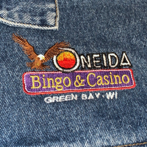 XL - Vintage Oneida Bingo & Casino Denim Jacket