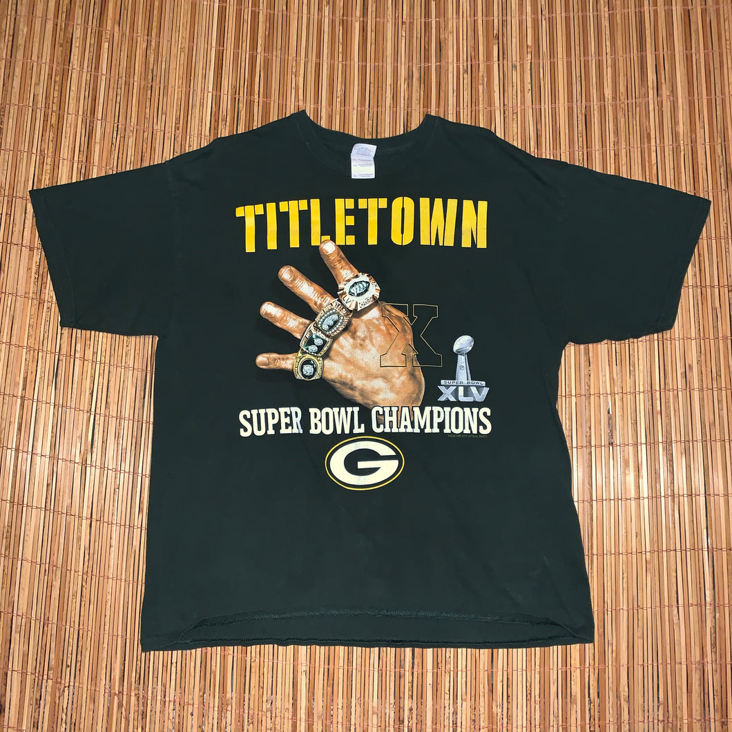 M - Packers Super Bowl XLV Champs Shirt – Twisted Thrift