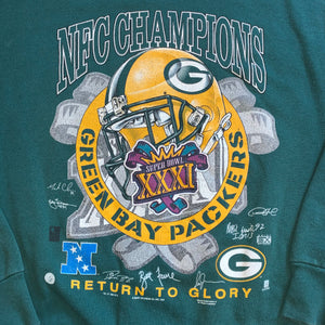 XL - Vintage Green Bay Packers Return To Glory Crewneck