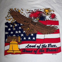 Load image into Gallery viewer, L/XL - Vintage 1991 Home Of The Brave Freedom Shirt