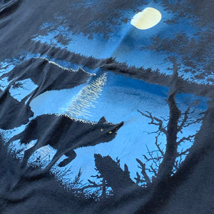 XL - Vintage 90s Wolf Moon Nature Shirt