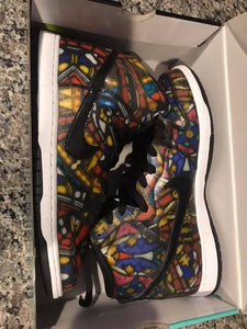 Size 12 Stained Glass Nike SB’s