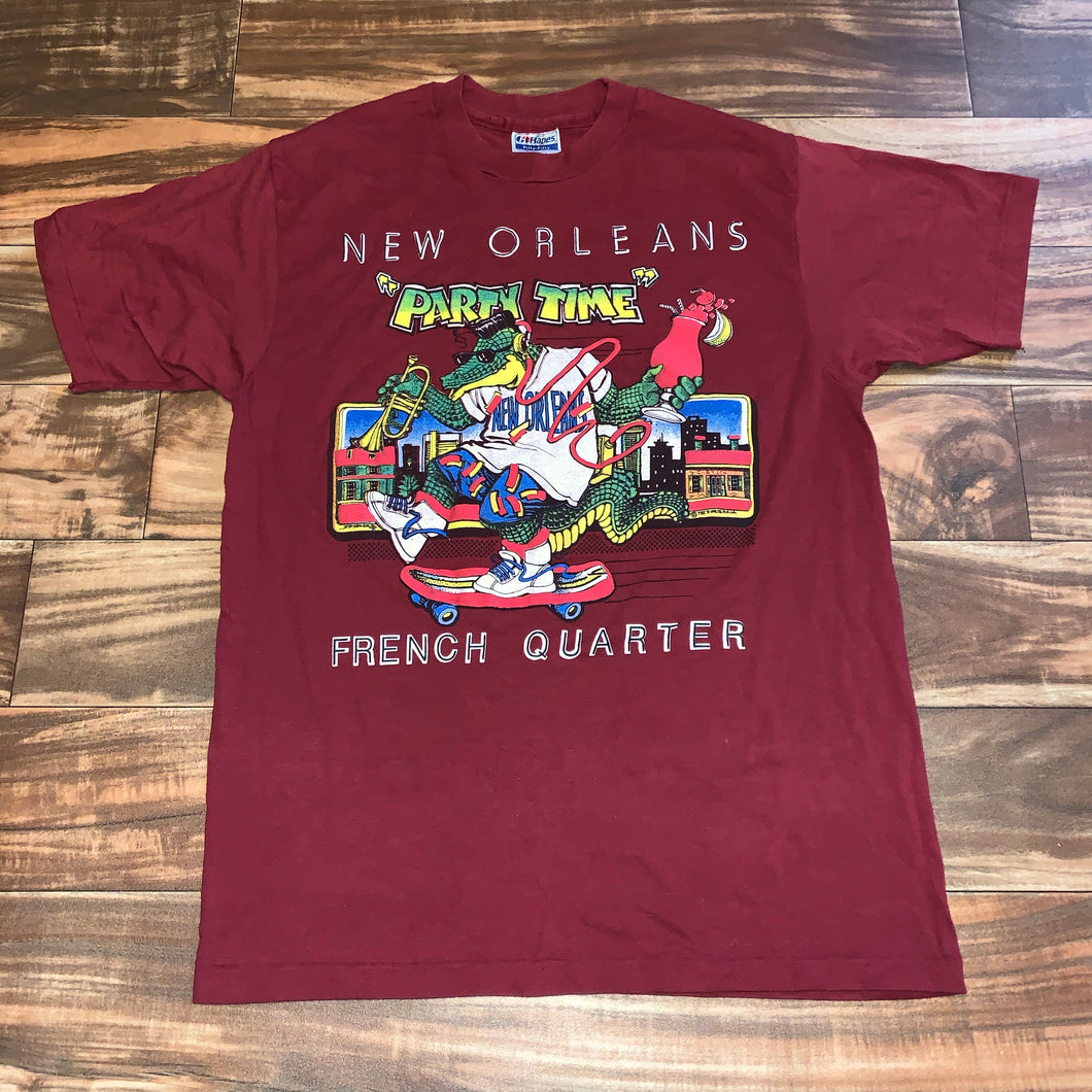 M/L - Vintage New Orleans Puff Print Party Shirt