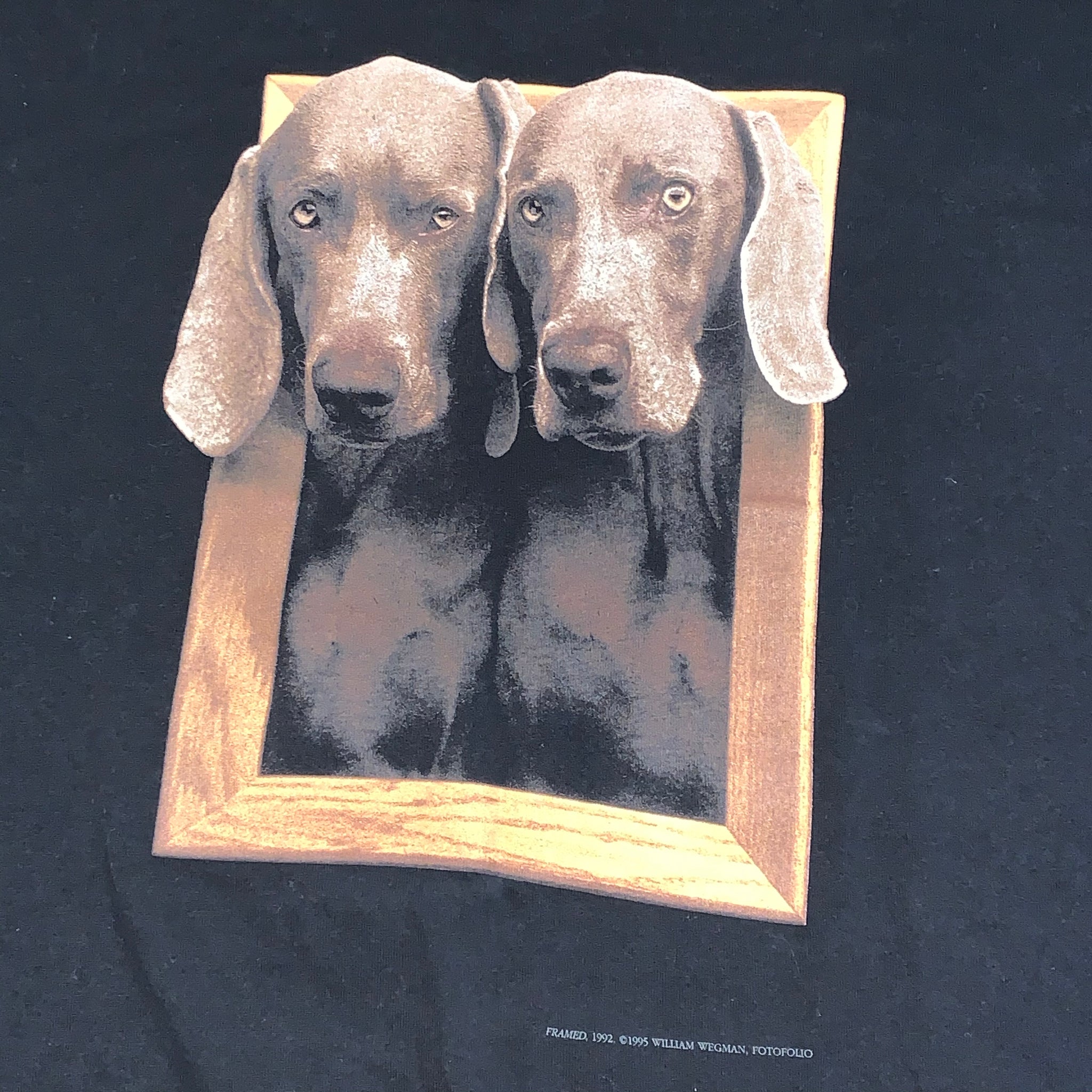 XL(See Measurements) - Vintage 90s William Wegman Art Dogs