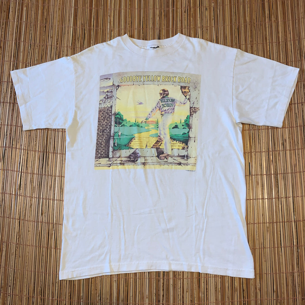 XL - Vintage 1997 Elton John Goodbye Yellow Brick Road Shirt