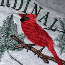 Load image into Gallery viewer, Tall L - Vintage Embroidered Cardinal Bird Shirt