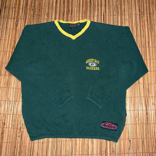 XL - Vintage 1996 Packers Quilted Sweater