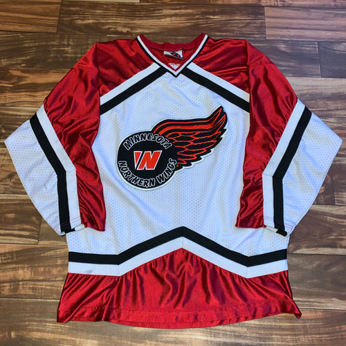 L - Vintage Minnesota Northern Wings Hockey Jersey