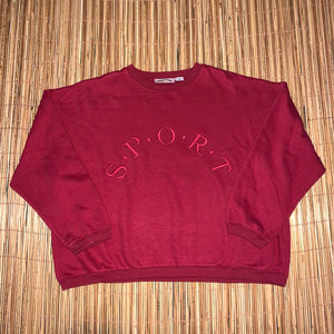 Women’s L/XL(See Measurements) - Vintage Embroidered Sport Sweater Bundle