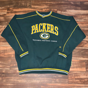 XL/XXL - Vintage Green Bay Packers Lee Sport Heavy Crewneck