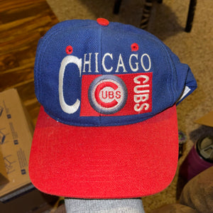 Vintage Chicago Cubs Drew Pearson Snapback Hat