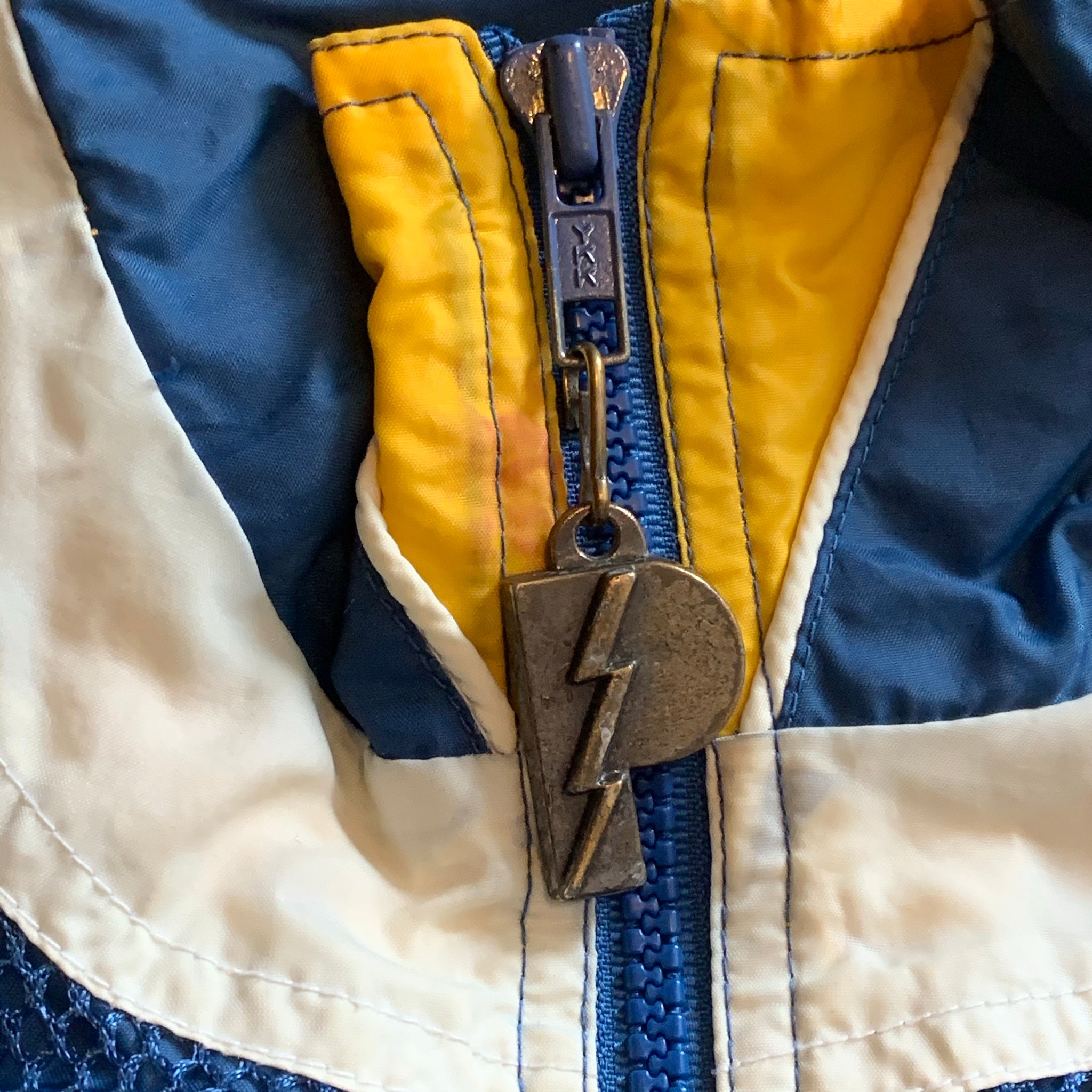 Vintage Golden State Warriors Pro Player Leather Basketball Jacket