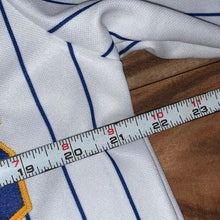 Load image into Gallery viewer, M/L - Milwaukee Brewers Yovani Gallardo Pinstriped Stitched Jersey