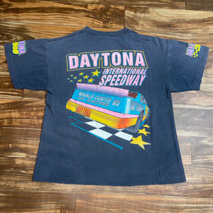 L/XL - Vintage Daytona 500 Double Sided Nascar Shirt