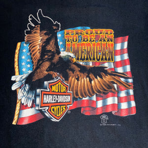 Youth/Women’s - Vintage 1988 Harley Davidson Proud American Shirt