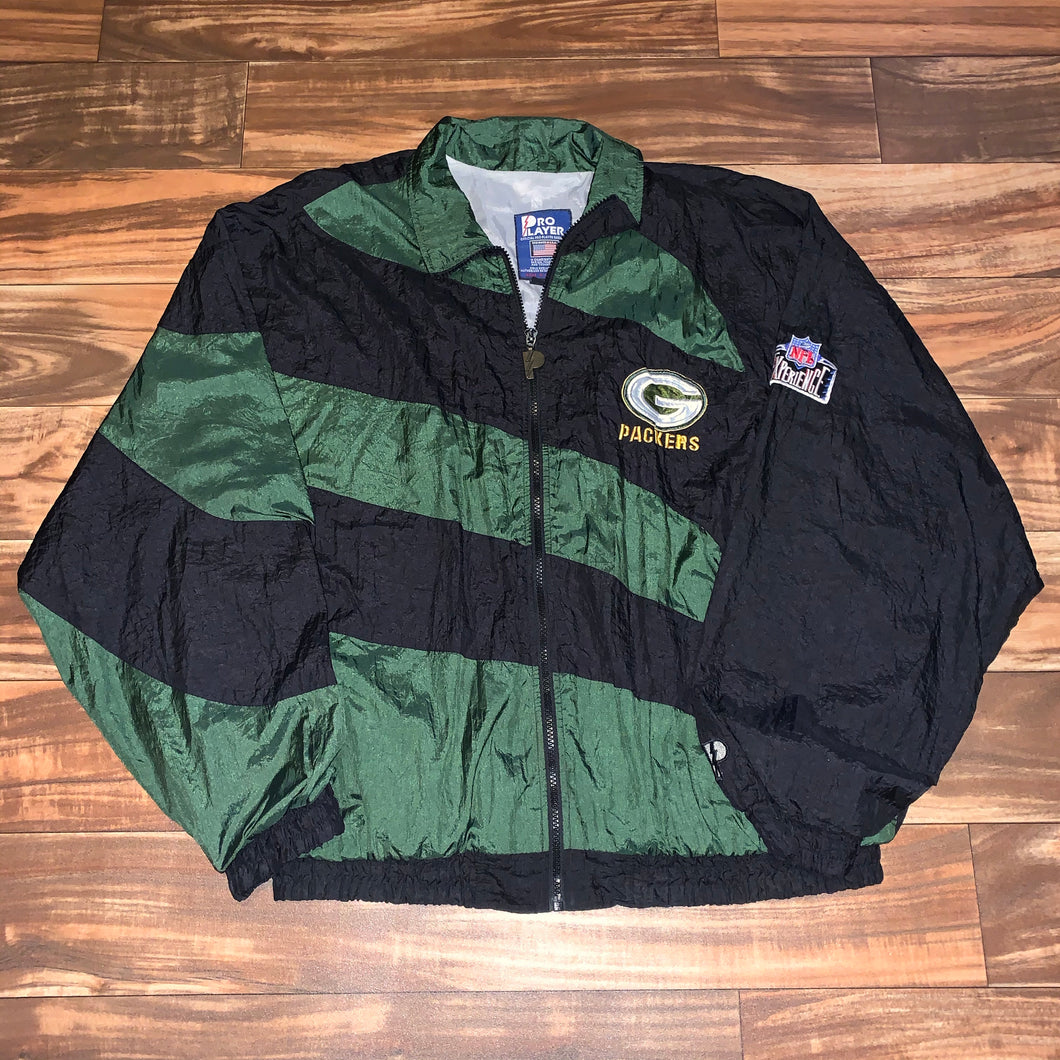 XL - Vintage Rare Green Bay Packers Windbreaker