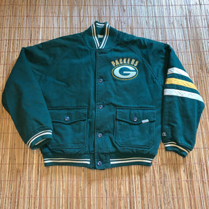 L/XL - Vintage Green Bay Packers Varsity Jacket
