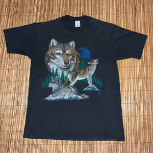 L - Vintage 1994 Howling Wolf Shirt