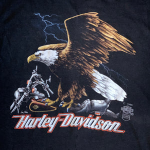 M(See Measurements) - Vintage 1985 Harley Davidson 3D Emblem Shirt