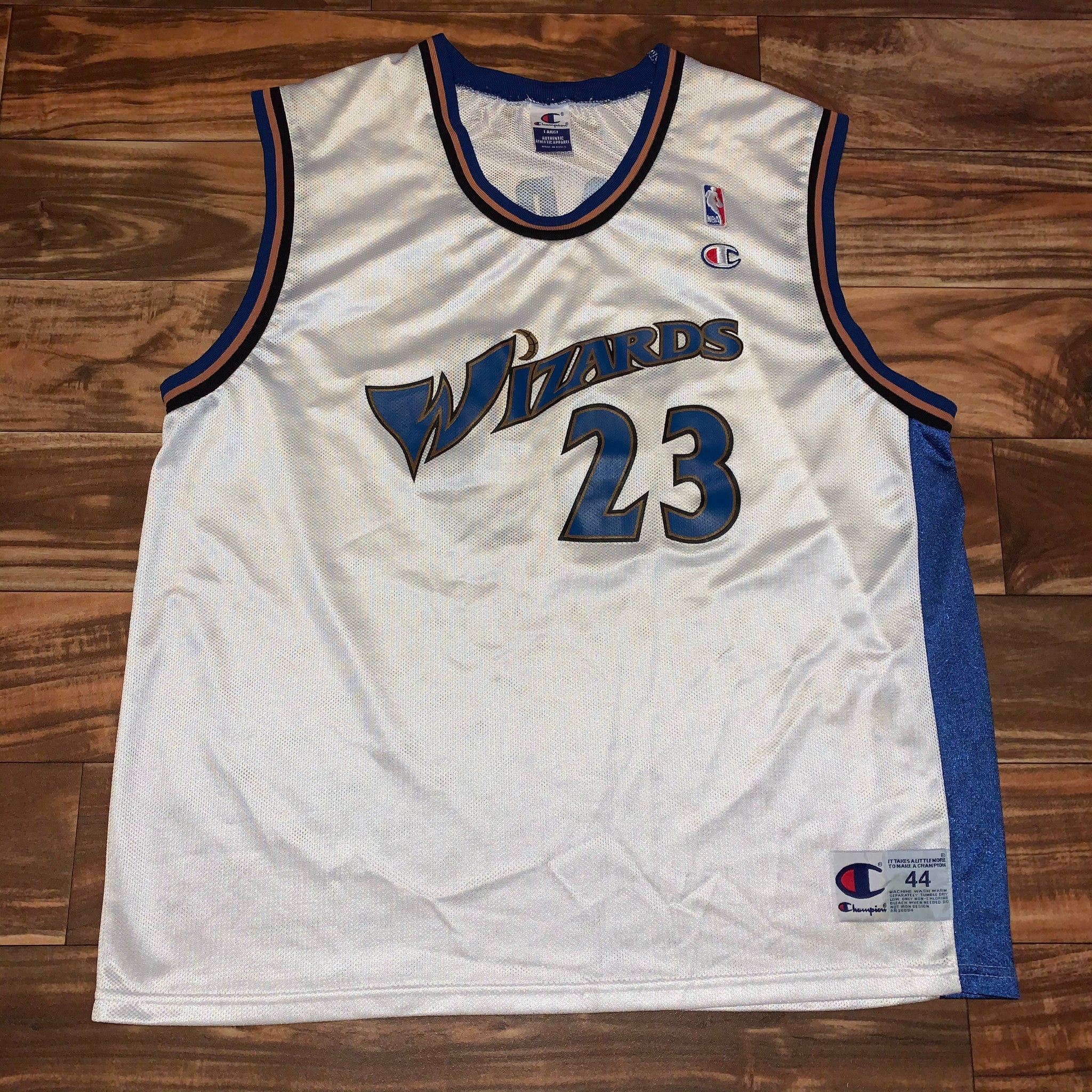 Vintage Champion Michael Jordan #23 Washington Wizards NBA Jersey Size 48
