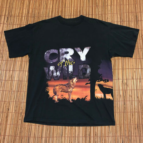 XL - Vintage 2-Sided Cry Of The Wild Wolf Shirt