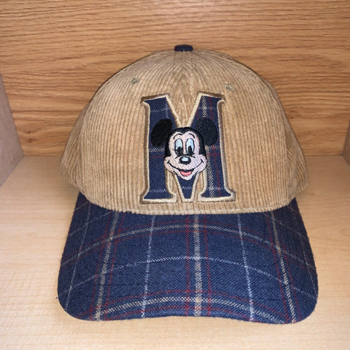 Vintage Mickey Mouse Corduroy Hat