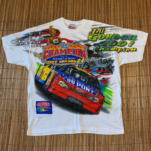 L(Fits BIG XL/XXL-See Measurements) - Jeff Gordon 2-Sided Nascar Shirt