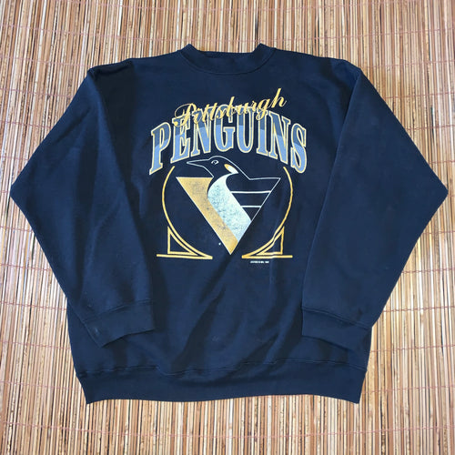 XL(See Measurements) - Vintage 1992 Pittsburgh Penguins NHL Hockey Sweater
