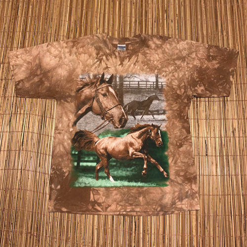 L - Horse Tie Dye Shirt