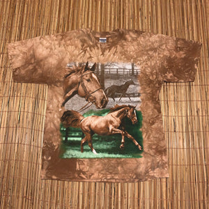 L - Horse Tie Dye Shirt