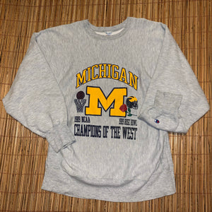 XL - Vintage RARE 1989 Michigan Rose Bowl Sweater