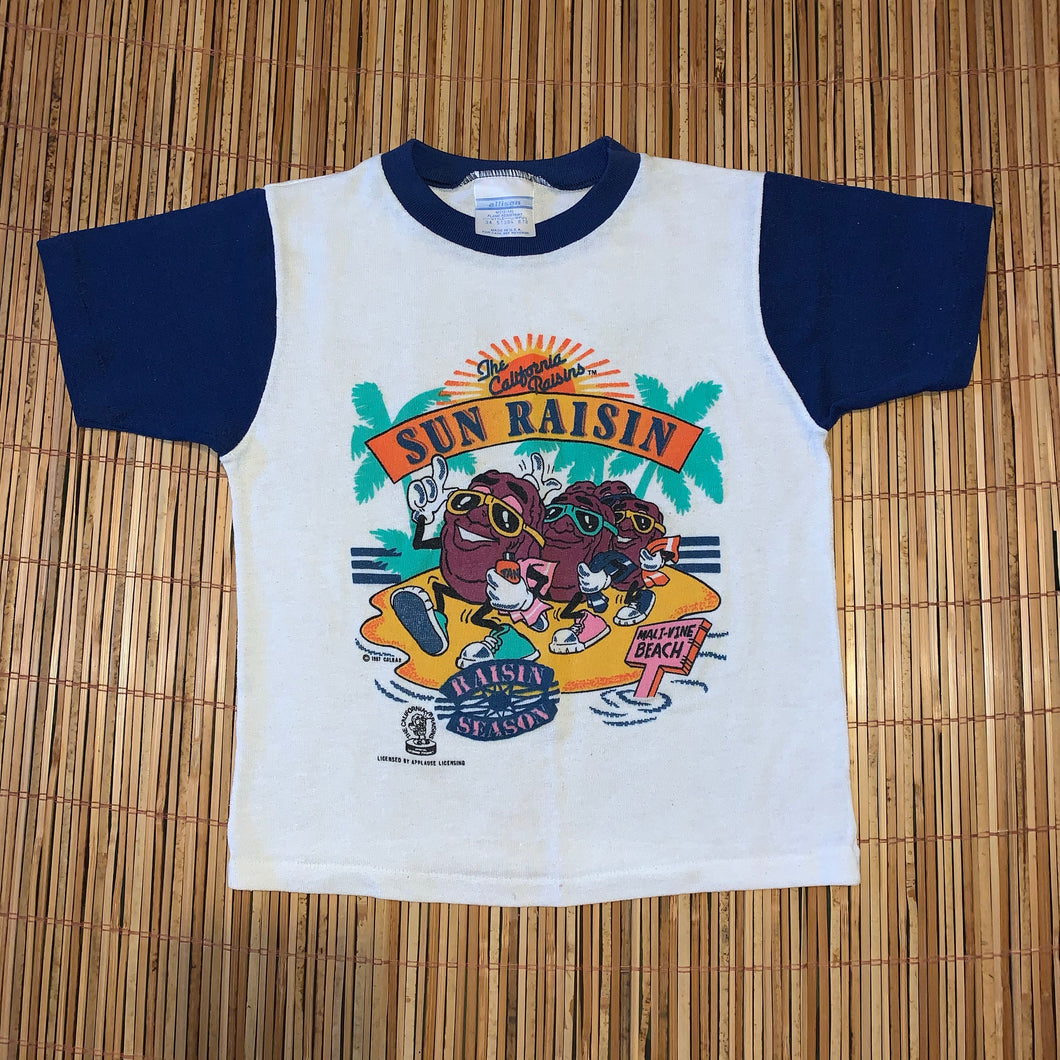 Youth M - Vintage 1987 California Sun Raisins Shirt