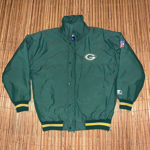 L/XL - Vintage Packers Starter Jacket