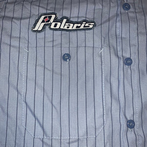 M - Polaris Denim Logo Button Up Shirt