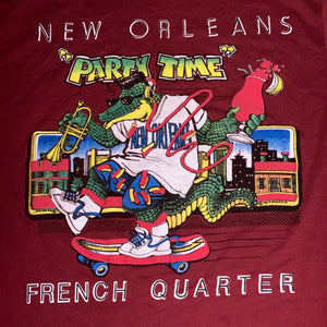 M/L - Vintage New Orleans Puff Print Party Shirt
