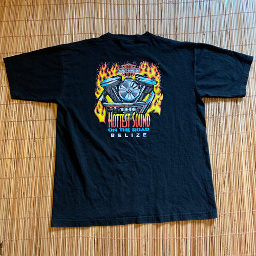 L/XL - Vintage Harley Davidson Belize Shirt