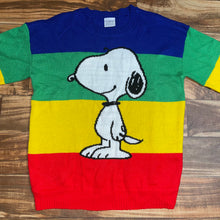 Load image into Gallery viewer, M - Snoopy Rainbow Striped Crewneck