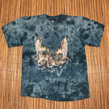 Load image into Gallery viewer, L - Vintage Tie Dye Alaskan Wolf Shirt