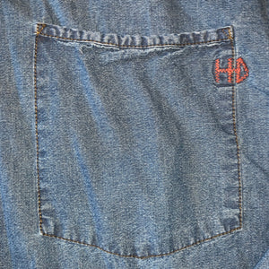 XL - Vintage Harley Davidson Denim Shirt