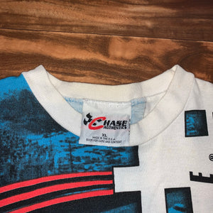 M - Vintage Dale Earnhardt All Over Print Nascar Shirt
