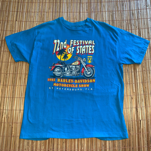 XL - Vintage 1993 Harley Davidson Motorcycle Show Shirt