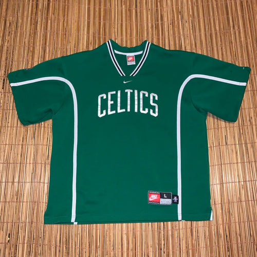 L - Vintage 90s Nike Boston Celtics Jersey