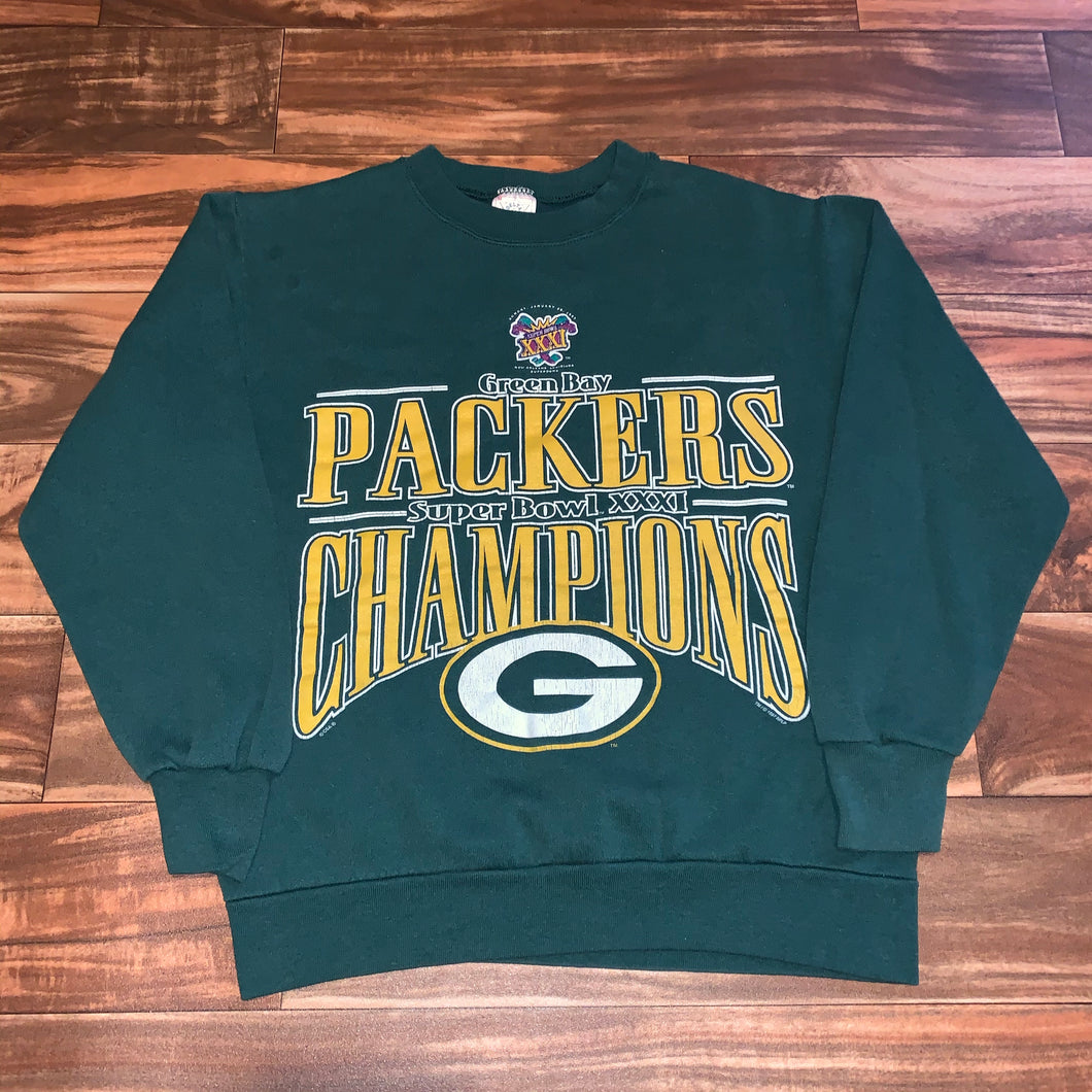 Women’s M - Vintage Packers Super Bowl Crewneck