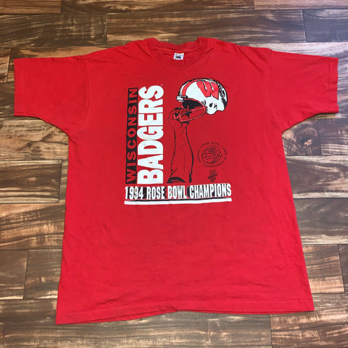 XL - Vintage 1994 Wisconsin Badgers Rose Bowl Shirt