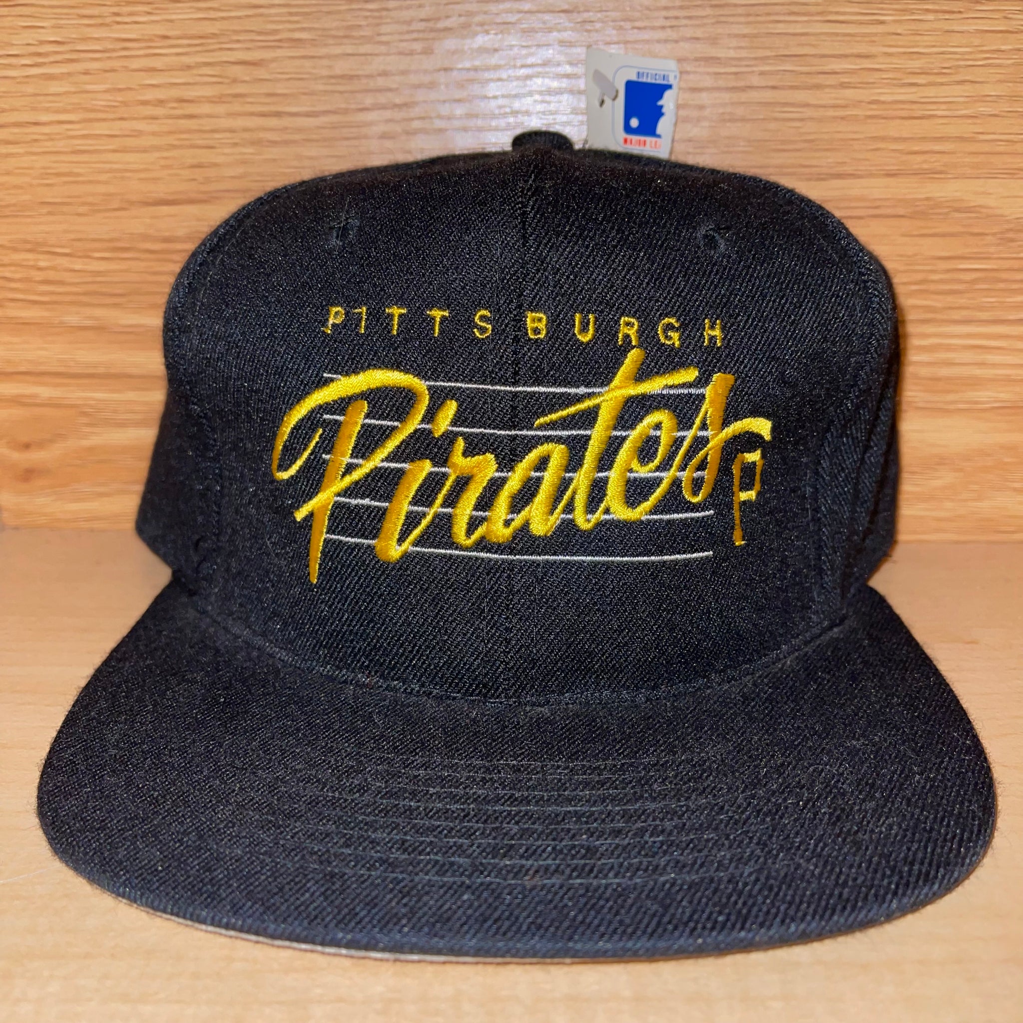 Vintage NWT Pittsburgh Pirates Bar Script Snapback Hat – Twisted