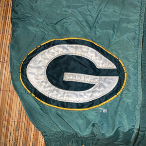 L/XL - Vintage Green Bay Packers Quilted Sharktooth Jacket