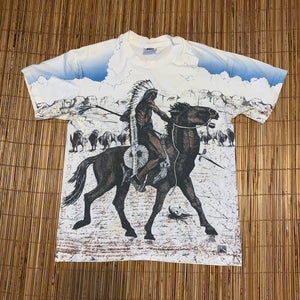 L - Vintage 1994 2-Sided Graphic Native Shirt