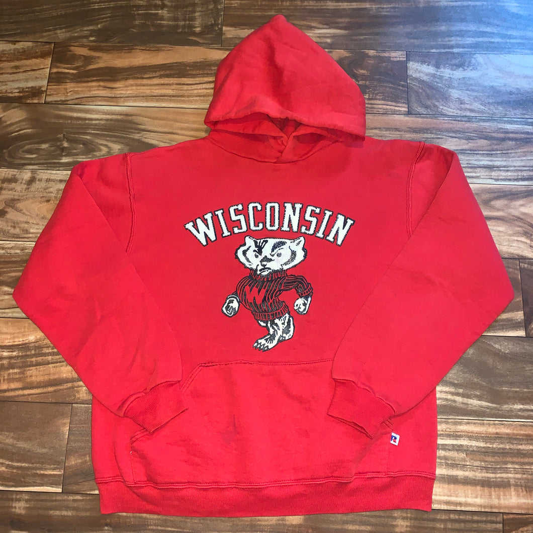M - Vintage Wisconsin Badgers Hoodie