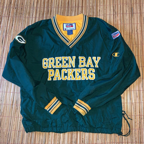 M(L/XL-See Measurements) - Vintage Packers Champion Windbreaker