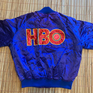 S/M - Vintage HBO Sports Satin Style Jacket